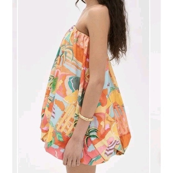 Show Me Your Mumu Beverly Bubble Dress Postcards From Italia Size M NWT $168 - Picture 9 of 9